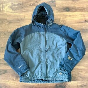 Mountain Hardwear Charcoal/Black Hooded Ski Jacket